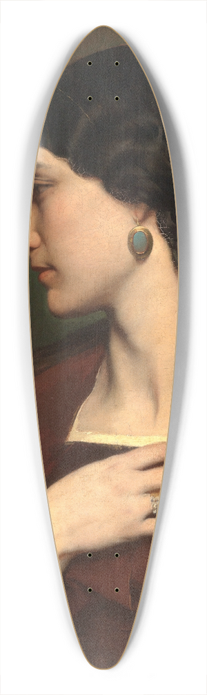 Anselm Feuerbach - Bildnis der Nanna Risi 39.3 inch art pintail longboard deck