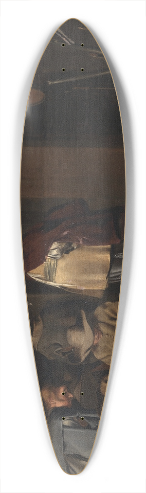Anthonie Palamedesz. - A Guardroom 39.3 inch art pintail longboard deck