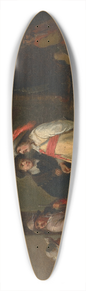 Anthonie Palamedesz. - Cavaliers in a guardroom interior 39.3 inch art pintail longboard deck