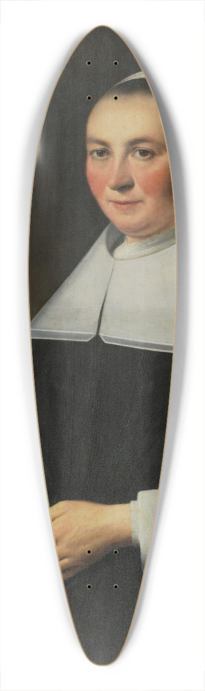 Anthonie Palamedesz. - Portrait of a Lady 39.3 inch art pintail longboard deck Anthonie Palamedesz. - Portrait of a Lady 39.3 inch art pintail longboard deck