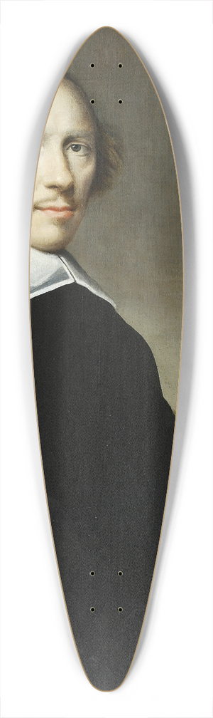Anthonie Palamedesz. - Portrait of a man with a book 39.3 inch art pintail longboard deck