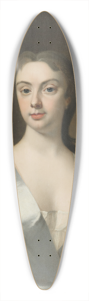 Anthony Lee - Portrait of a lady, traditionally identified as Joyce Leeson 39.3 inch art pintail longboard deck