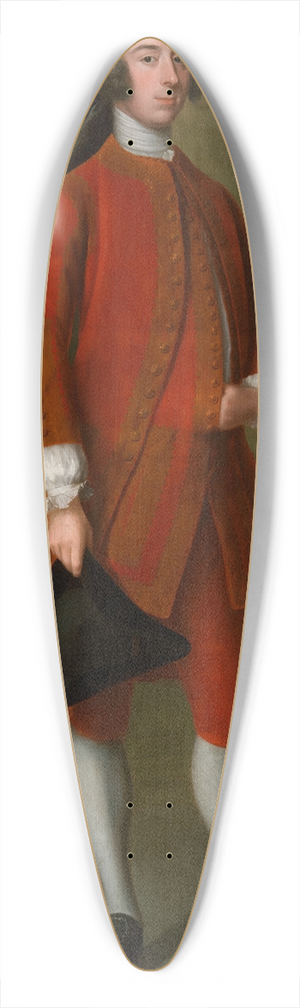Anthony Lee - Portrait of Joseph Leeson, later 1st Earl of Milltown (1711-1783) 39.3 inch art pintail longboard deck Anthony Lee - Portrait of Joseph Leeson, later 1st Earl of Milltown (1711-1783) 39.3 inch art pintail longboard deck