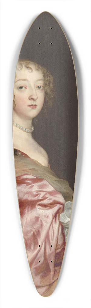 Anthony van Dyck - Catherine Howard, Lady dAubigny 39.3 inch art pintail longboard deck