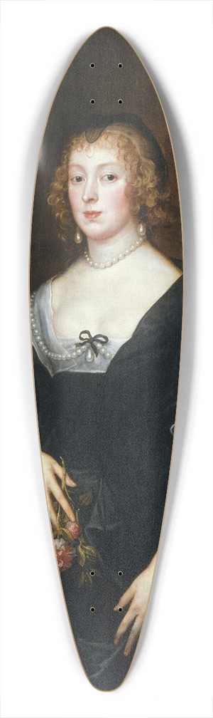 Anthony van Dyck - Lady Dacre 39.3 inch art pintail longboard deck