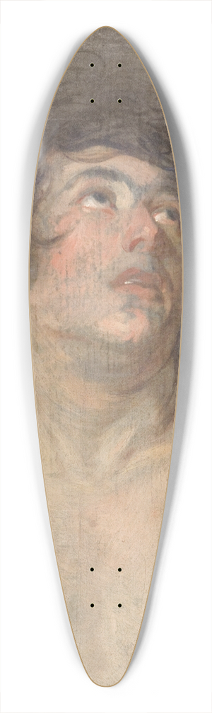 Anthony van Dyck - Study Head of a Young Man Looking Upwards. St Sebastian 39.3 inch art pintail longboard deck
