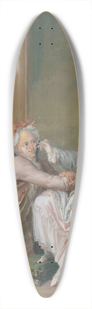 Antoine Borel - Le Vieillard fard 39.3 inch art pintail longboard deck