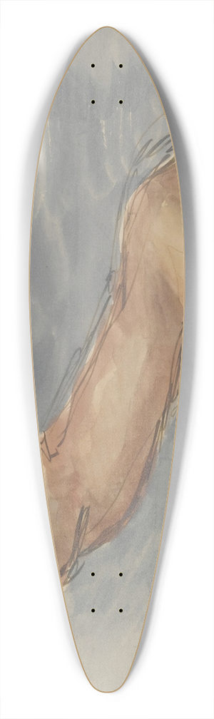 Antoine Bourdelle - Centaur 39.3 inch art pintail longboard deck