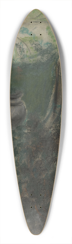 Antoine Bourdelle - Jardin 39.3 inch art pintail longboard deck