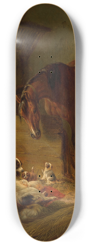 Benno Raffael Adam - In the barn 8.25 inch art skate deck