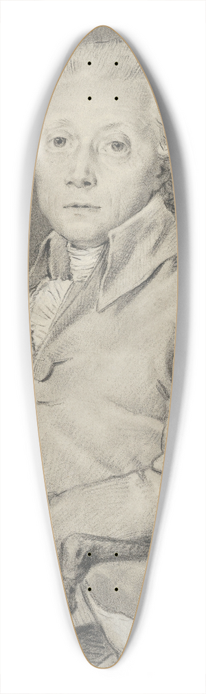 Antoine-Jean Gros - Portrait of a Man 39.3 inch art pintail longboard deck Antoine-Jean Gros - Portrait of a Man 39.3 inch art pintail longboard deck