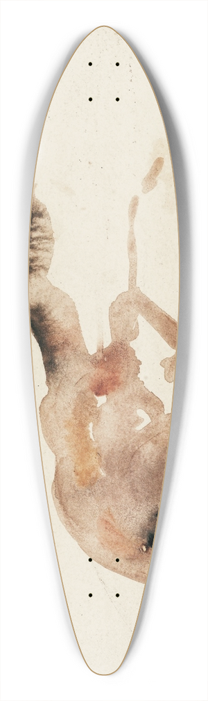Antoine-Louis Barye - A Doe Lying 39.3 inch art pintail longboard deck
