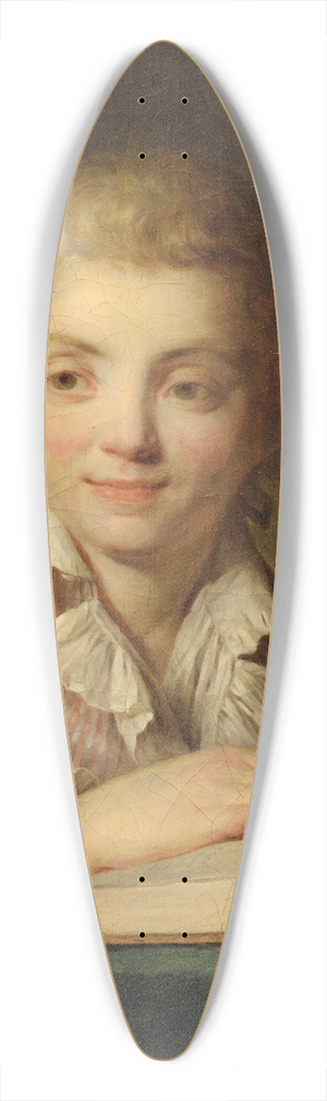 Antoine Vestier - Portrait Of Jean-Ren Vestier 39.3 inch art pintail longboard deck