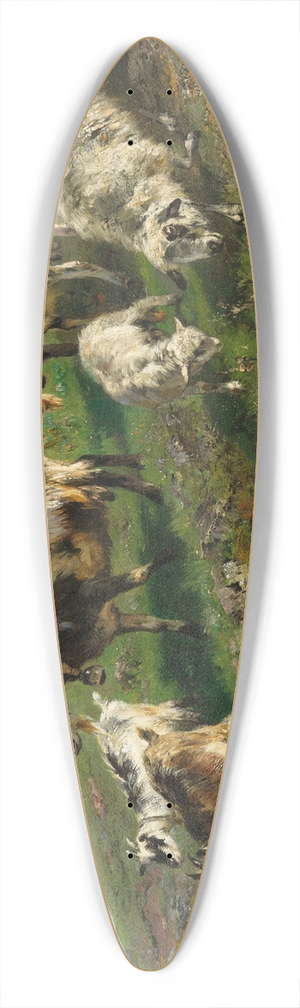 Anton Braith - Almabtrieb 39.3 inch art pintail longboard deck