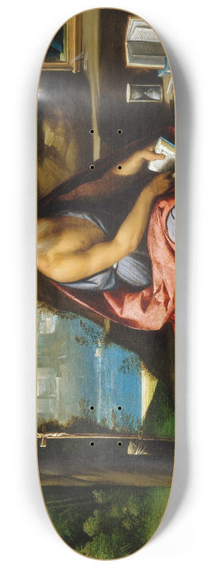 Benvenuto Tisi - Meditation of Saint Jerome 8.25 inch art skate deck