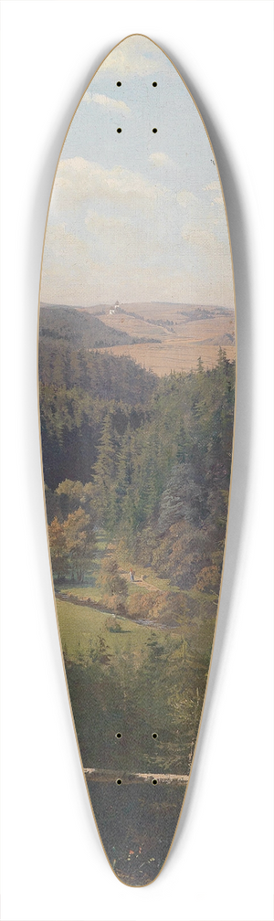 Anton Ebert - Rast 39.3 inch art pintail longboard deck
