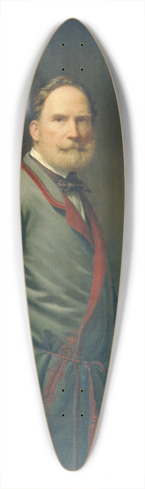 Anton Ebert - Selbstportrt 39.3 inch art pintail longboard deck