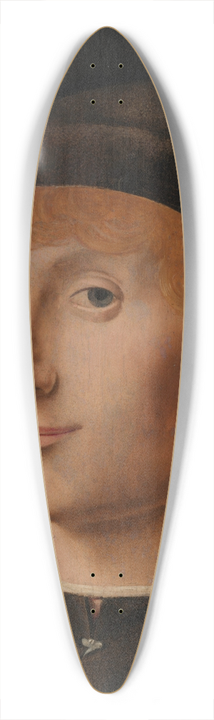 Antonello da Messina - Portrait of a Young Man 39.3 inch art pintail longboard deck