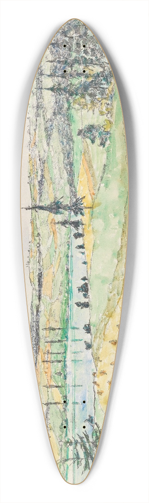 Anton Emanuel Peschka - The Harvest 39.3 inch art pintail longboard deck
