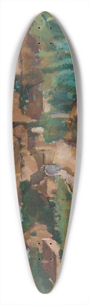 Anton Faistauer - Street towards Drnstein 39.3 inch art pintail longboard deck