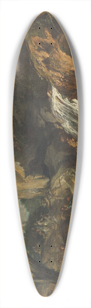 Anton Faistenberger - Landschaft mit berfall 39.3 inch art pintail longboard deck