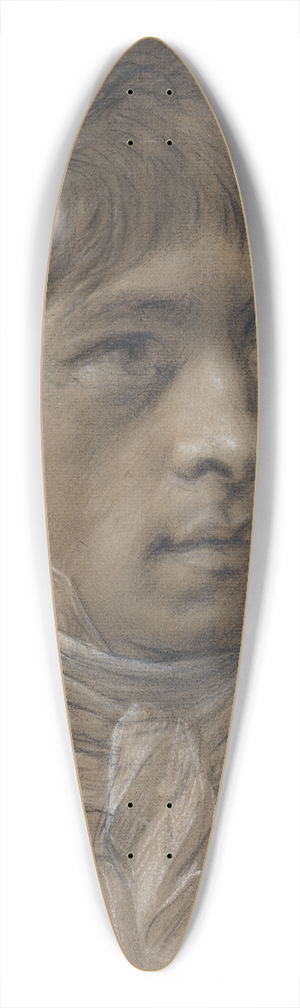 Anton Graff - Portrait of the Artists Son, Carl Anton Graff 39.3 inch art pintail longboard deck