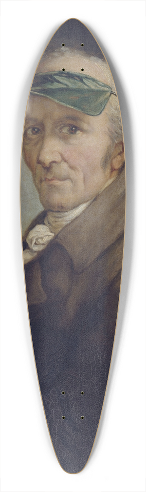 Anton Graff - Self-Portrait with Eye-shade 39.3 inch art pintail longboard deck