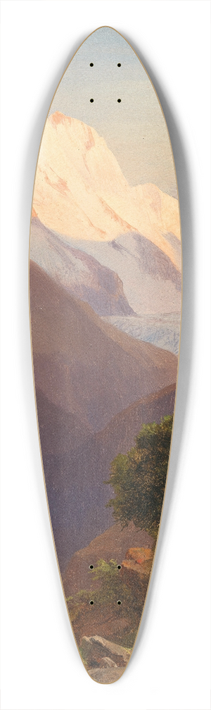Anton Hansch - Der Groglockner 39.3 inch art pintail longboard deck