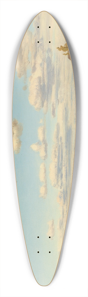 Anton Hlavacek - A Scene on Lake Attersee 39.3 inch art pintail longboard deck