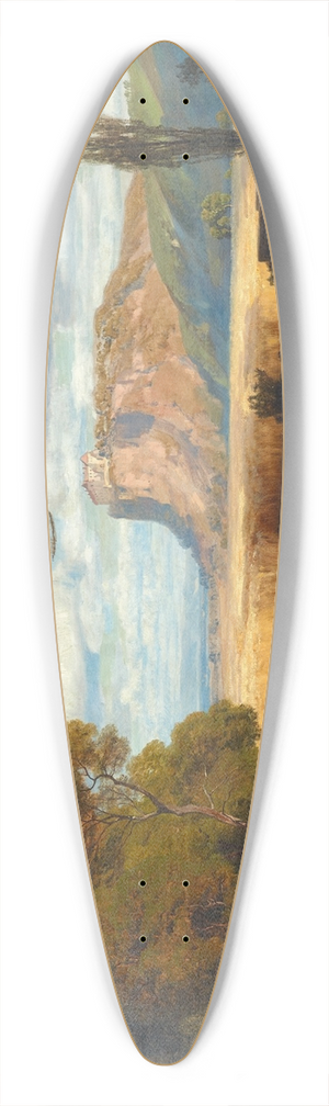 Anton Hlavacek - Burg Devn (Theben) an der Donau 39.3 inch art pintail longboard deck