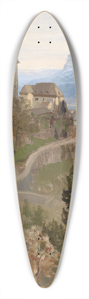 Anton Hlavacek - Schloss Tirol 39.3 inch art pintail longboard deck