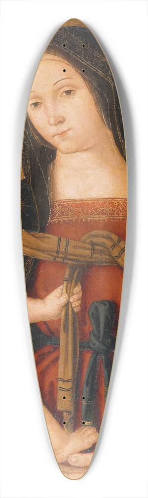 Antoniazzo Romano - Madonna And Child 39.3 inch art pintail longboard deck