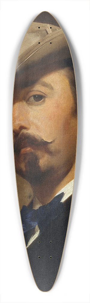 Antoni Caba - Portrait Of The Painter Joaquim Vayreda 39.3 inch art pintail longboard deck Antoni Caba - Portrait Of The Painter Joaquim Vayreda 39.3 inch art pintail longboard deck