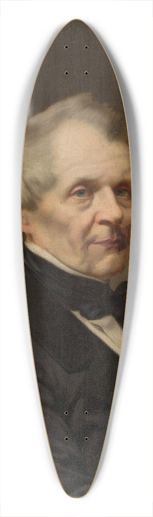 Antoni Murzynowski - Portrait of Rafa Hadziewicz 39.3 inch art pintail longboard deck