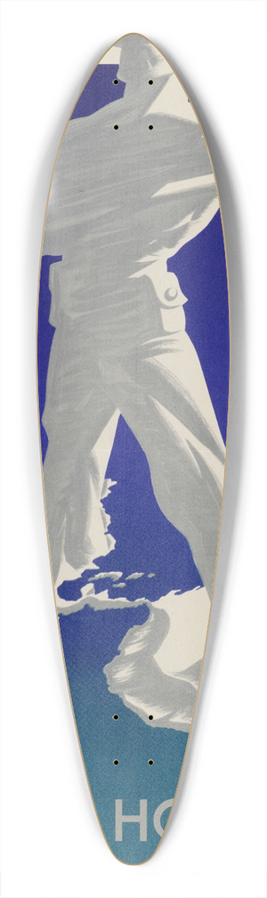 Antonio Arias Bernal - Como un Solo Hombre 39.3 inch art pintail longboard deck