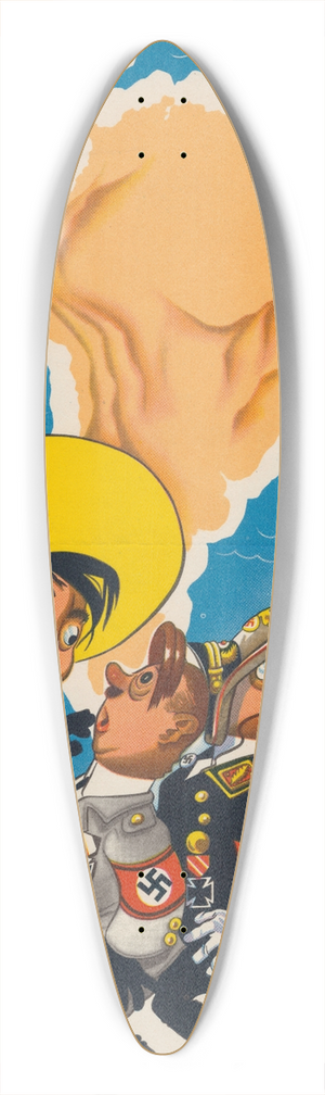 Antonio Arias Bernal - Portuguese War Poster 2 39.3 inch art pintail longboard deck