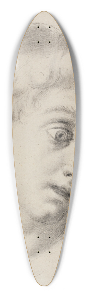 Antonio Cavallucci - Head of a boy 39.3 inch art pintail longboard deck