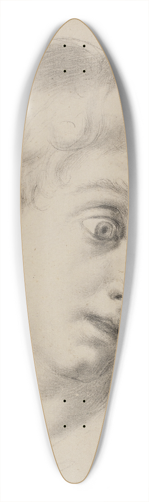 Antonio Cavallucci - Hovedet af en dreng 39.3 inch art pintail longboard deck
