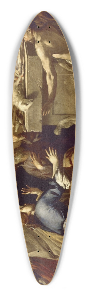 Antonio De Bellis - The Sacrifice of Noah 39.3 inch art pintail longboard deck