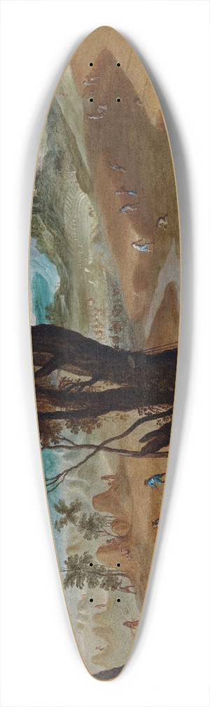 Antonio de Espinosa - The Twelve Months of the Year, July-August 39.3 inch art pintail longboard deck