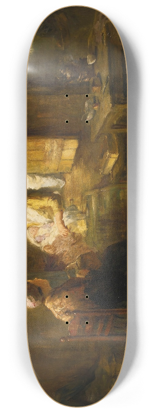 Bernard de Hoog - The newborn baby 8.25 inch art skate deck