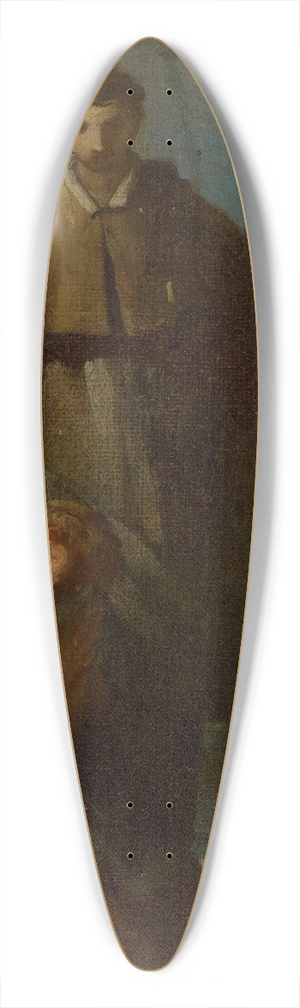 Antonio Gonzlez Velzquez - The Baptism Of A Saint 39.3 inch art pintail longboard deck