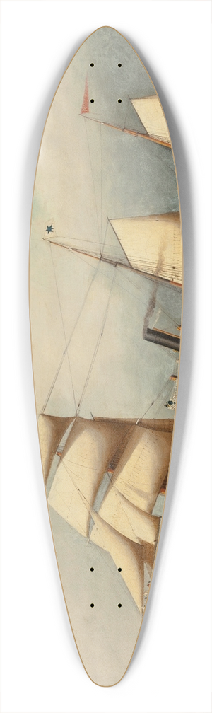 Antonio Jacobsen - Athens 39.3 inch art pintail longboard deck