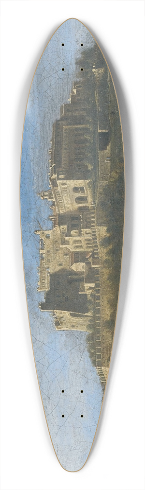 Antonio Joli - MonasteryDiSanMartino, Naples 39.3 inch art pintail longboard deck