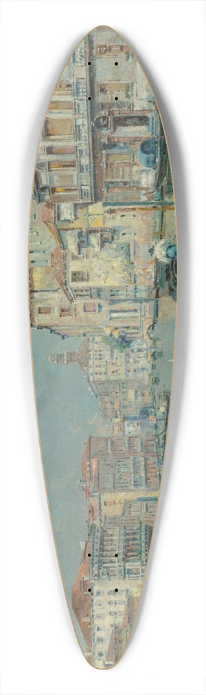 Antonio Mara de Reyna Manescau - Grand Canal, Venice 39.3 inch art pintail longboard deck