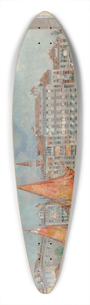 Antonio Mara de Reyna Manescau - The Grand Canal, from Santa Maria della Salute, Venice 39.3 inch art pintail longboard deck