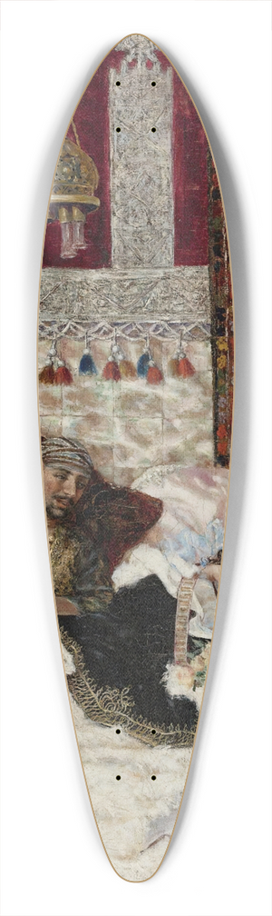Antonio Rivas - Harem song 39.3 inch art pintail longboard deck