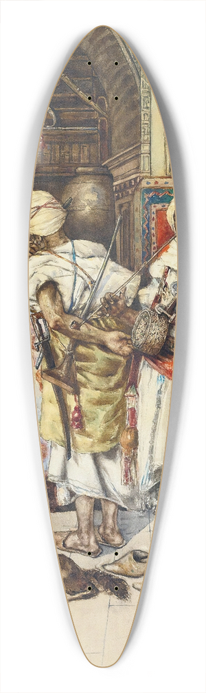 Antonio Rivas - The Guards 39.3 inch art pintail longboard deck
