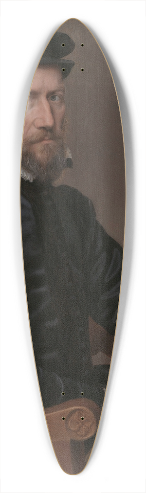 Antonis Mor - Portrait of Sir Thomas Gresham 39.3 inch art pintail longboard deck