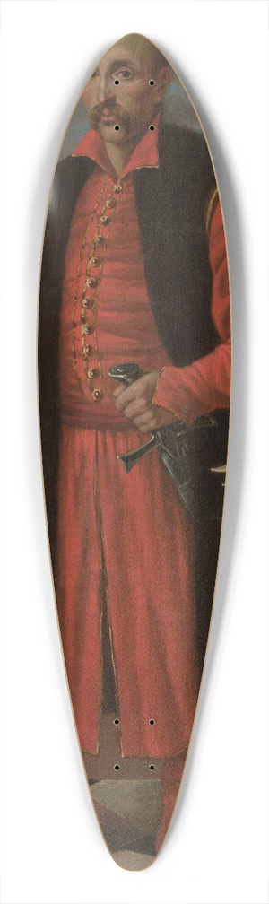 Antoni Ziemicki - Portrait of Stanisaw Krasiski (15581617), voivode of Pock 39.3 inch art pintail longboard deck Antoni Ziemicki - Portrait of Stanisaw Krasiski (15581617), voivode of Pock 39.3 inch art pintail longboard deck